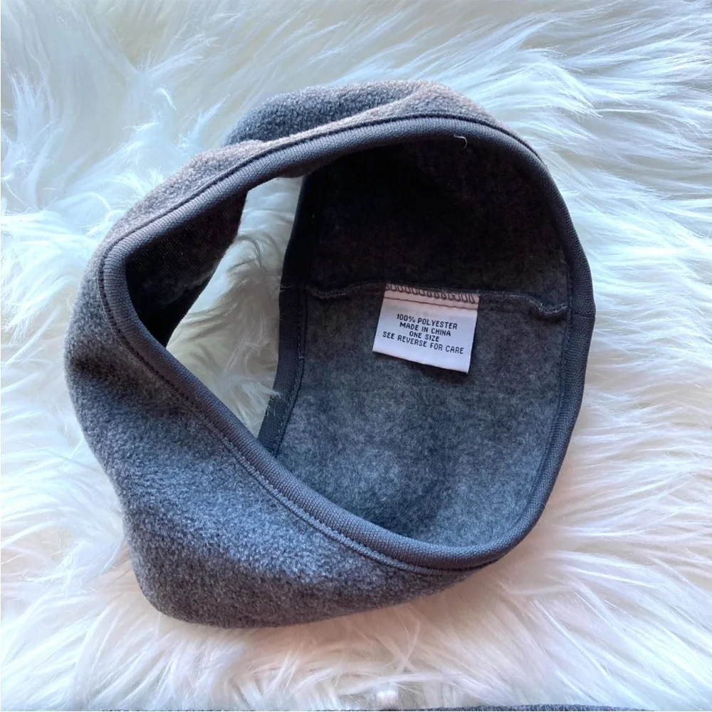 Elegant Women's Gray Gloves, Scarf and Headband Set of 3